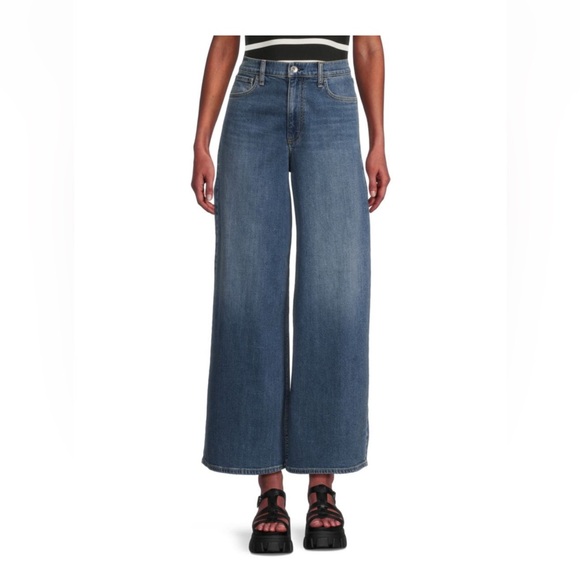 rag & bone Serena High Rise Crop Wide Leg Jeans Size 26 - Picture 1 of 12